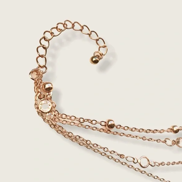 “The Southern Star" Boho Layered Diamond Necklace - Picture 3 of 6